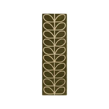 Orla Kiely løper, Linear Stem Olive 060501 – hele teppet