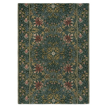 Morris & Co Walthamstow Forest/Teal 130707 – hele teppet