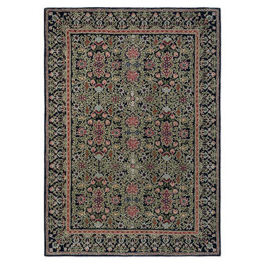 Morris & Co Wilton Weave Indigo 130808 – hele teppet