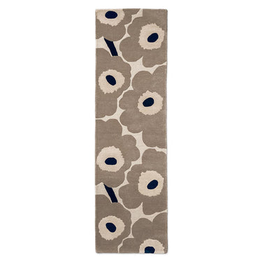 Marimekko løper, Unikko Greige 132401 – hele teppet