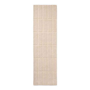 Marimekko løper, Tiiliskivi Natural White 132901 – hele teppet