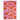 Marimekko utendørsteppe, Unikko Pink/Orange 434302 – hele teppet