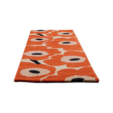 Marimekko løper, Unikko Orange Red 132403 – produkt- og miljøbilde 2