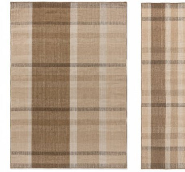 Brink & Campman Utendørsteppe, Zona Check Denim 497408 Utendørsteppe