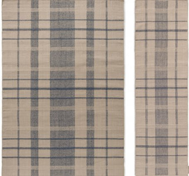 Brink & Campman Utendørsteppe, Zona Check Denim 497408