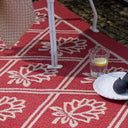 LAURA ASHLEY UTENDØRSTEPPE, PORCHESTER POPPY RED 480200