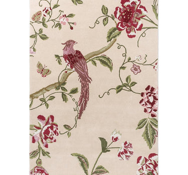 LAURA ASHLEY TEPPE, SUMMER PALACE CRANBERRY GRAPE 081200