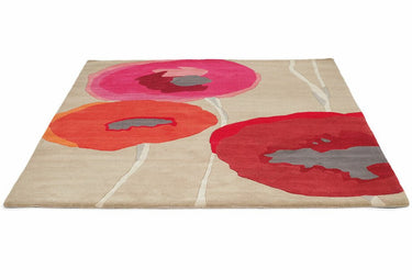 SANDERSON TEPPE POPPIES RED ORANGE 045700