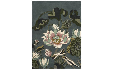 WEDGWOOD TEPPE WATERLILY MIDNIGHT POND 038608