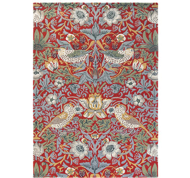 William Morris & Co  Strawberry Thief Crimson